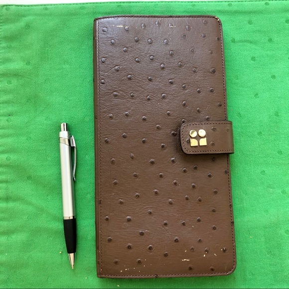 kate spade Bags Kate Spade Ostrich Leather Travel Wallet Poshmark